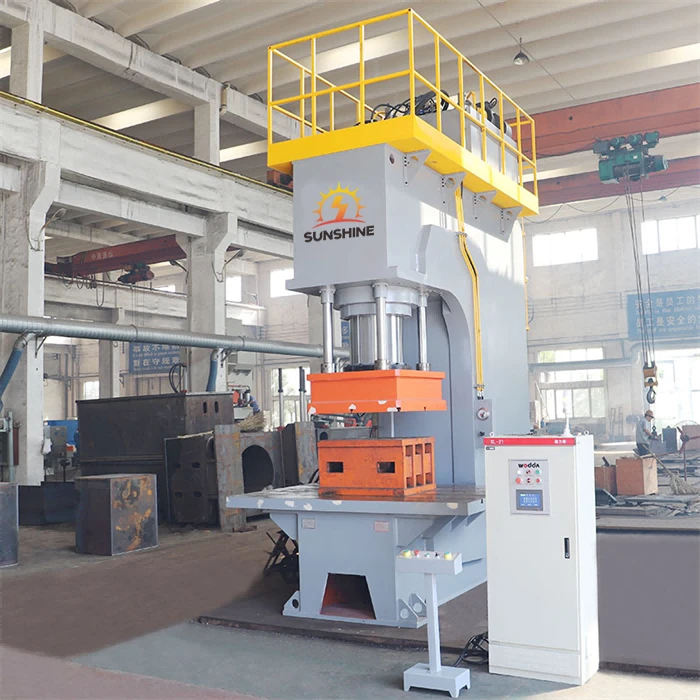 Single arm hydraulic press